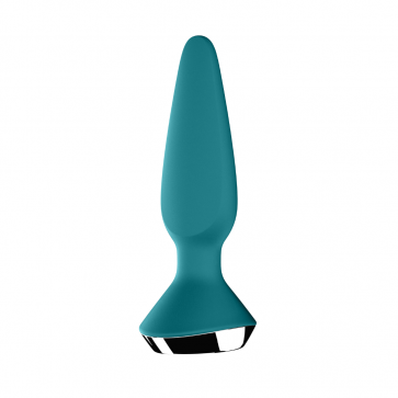 Анальная пробка с вибрацией Plug-ilicious 1 цвет: бирюзовый Satisfyer (Германия)