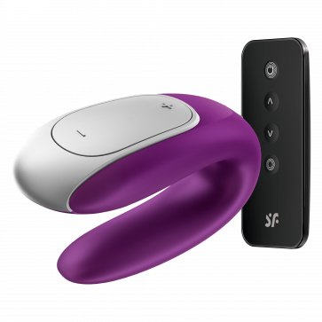 Смарт-вибратор для пар Double Fun цвет: фиолетовый Satisfyer (Германия)