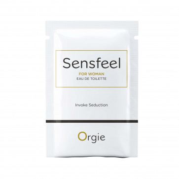 САШЕТ Женская туалетная вода SENSFEEL + афродизиак, 1 мл эффективная феромон-технология Orgie (Бразилия-Португалия)