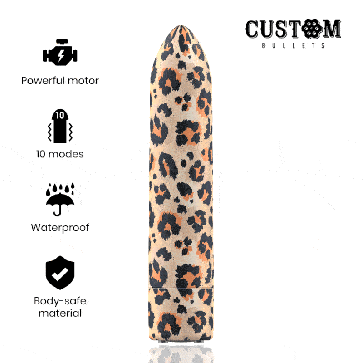 Мощная вибропуля Leopard Custom Bullets (Испания)