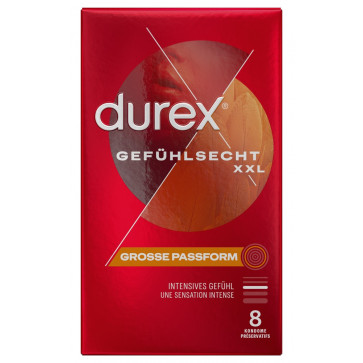 Презервативи - Durex gef??hlsecht extra larg8
