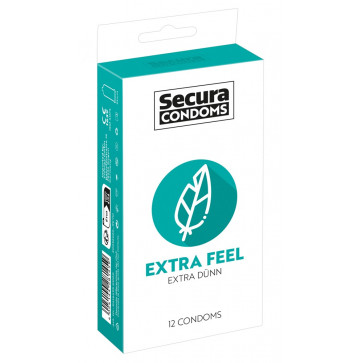 Презервативи - Secura Extra Feel, 12 шт.