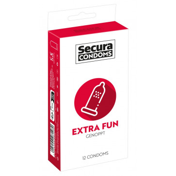 Презервативи - Secura Extra Fun, 12 шт.