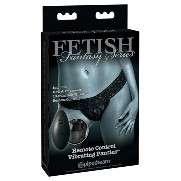 Fetish Fantasy Series Limited Edition Remote Control Vibrating Panties - Black