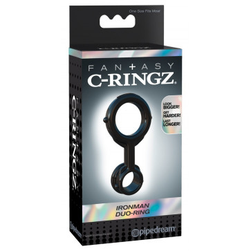 Fantasy C-Ringz Ironman Duo-Ring - Black
