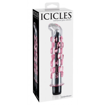 Icicles No. 19 Clear/Pink