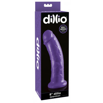 Dillio 8" Dildo Purple