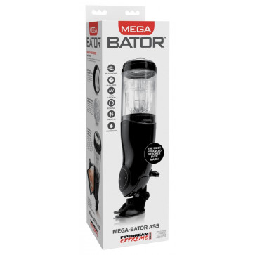 PET Mega-Bator Ass Black/Clear