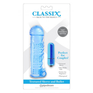 C Textured Sleeve & Bullet Blu