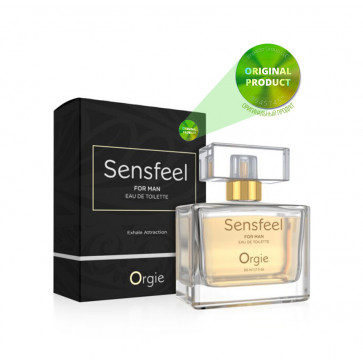 Мужская туалетная вода SENSFEEL + афродизиак, 50 мл эффективная феромон-технология Orgie (Бразилия-Португалия)