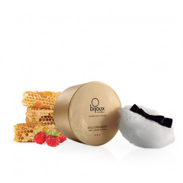 Мерцающая пудра для тела Sunset Glow Delicatessen со вкусом земляники и меда  Bijoux Cosmetiques (Испания)