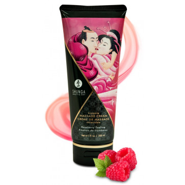 Масажний крем - Kissable Cream Raspberry 200ml