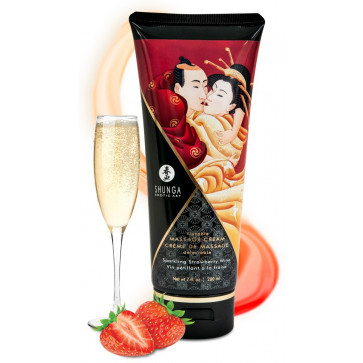Масажний крем - Kissable Cream Strawberry200ml