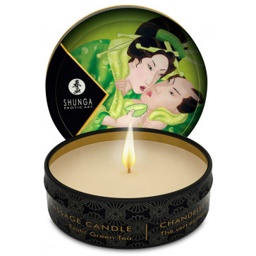 Масажна свічка - Shunga Mini Candle GreenTea 30