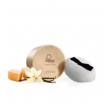 Мерцающая пудра для тела Sunset Glow Delicatessen соленая карамель Bijoux Cosmetiques (Испания)