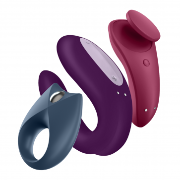 Набор Partner Box 3 (смарт-вибратор для пар + вибратор в трусики + виброкольцо) Satisfyer (Германия)