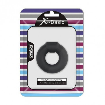 Ерекційне кільце - X-Basic Ultra Soft Silicone Cockring Black