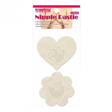 Пестіси - Lace Heart and Flower Nipple Pasties (2 пари)