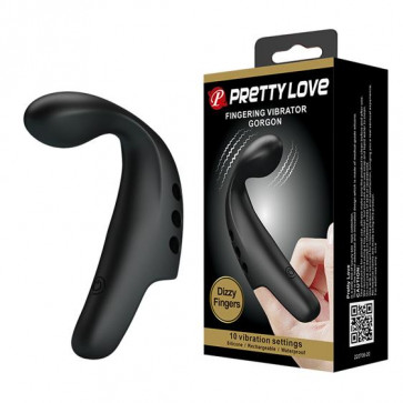 Вібронасадка на палець - Pretty Love Fingering Vibrator Gordon Black