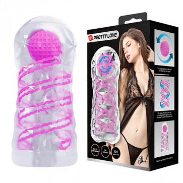 Мастурбатор - Pretty Love Transparent Reusable Masturbator