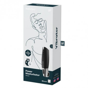 Мастурбатор - Satisfyer Power Masturbator Black Silver (App)