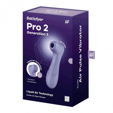 Кліторальний стимулятор - Satisfyer Pro 2 Generation 3 With Liquid Air Lilac