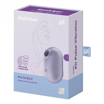 Кліторальний стимулятор - Satisfyer Pro To Go 2 Violet
