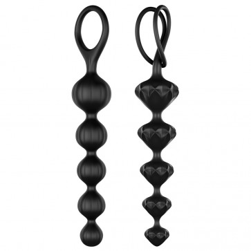 Набор анальных бус Satisfyer Beads Black (вскрыт замок)