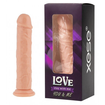 Фаллоимитатор на присоске Love stay with me - SEXTOY PENIS, RD-50S Flesh