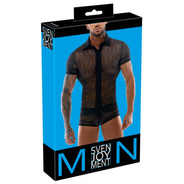 Чоловіча сорочка - 2161656 Svenjoyment Mens Shirt Black - 2XL