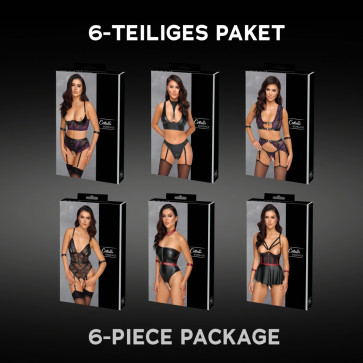 Комплект білизни - 2410400 Cottelli Collection Package, black S-XL