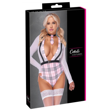 Рольовий костюм - 2471035 Cottelli Collection Schoolgirl White - M