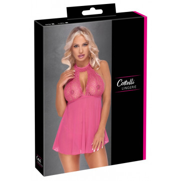 Пеньюар - 2741504 Cottelli Collection Babydoll Pink - L/XL
