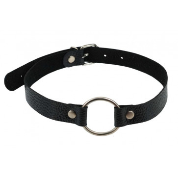 Кляп Leather O-Ring Gag, Black