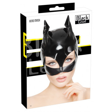 2870118 Vinyl Cat Mask - black {} S-L