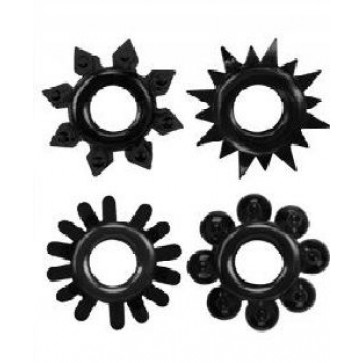 Набор эрекционных колец Cock Rings Set, Black