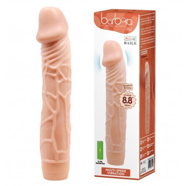 Вибратор реалистик BARBARA BOB DILDO VIBRATOR, BW-001009R