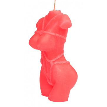 Свеча LOVE FLAME - Shibari II Red Fluor, CPS13-RED