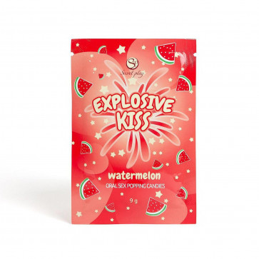 Стріляючі цукерки для орального сексу - Secret Play Explosive Kiss Watermelon, 9 г