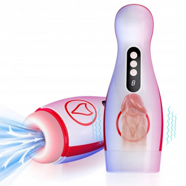 Автоматический интерактивный мастурбатор FOX - Vibrating Masturbation Cup , 7 Suction Power, 7 Vibration Setting, BS6300069