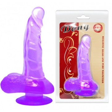 Фаллоимитатор на присоске "Dong" BW-008018NM PURPLE