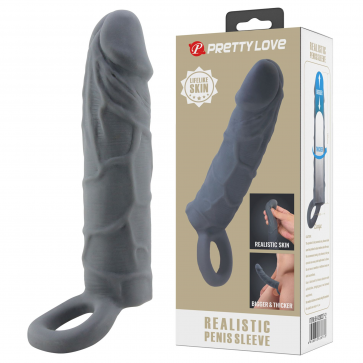 Насадка Pretty Love - Realistic Penis Sleeve, BI-026227-2
