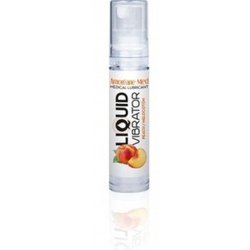 Рідкий вібратор - Amoreane Med Liquid Vibrator Peach, 10 мл