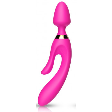 Вибромассажер Boss Series - Magic Wand USB Pink 9 Function, BS5200027