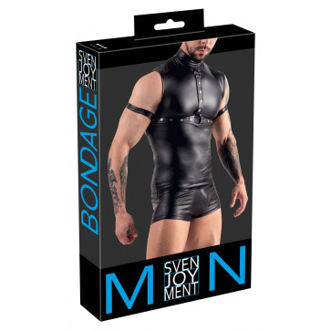 2161494 Herren Top schwarz - Black {} S