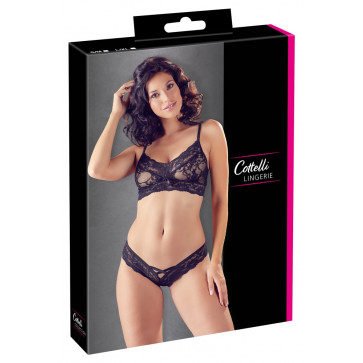 2213656 Bra and Briefs - black {} S/M
