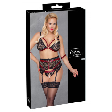 2213940 Bra Set Bondage - black {} XL