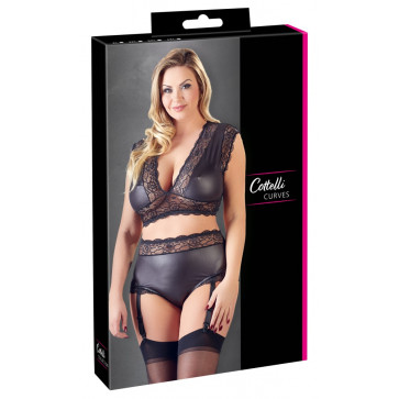 2251191 Bra and Briefs - black {} 2XL