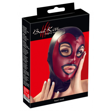 2493110 Bad Kitty Head Mask - Black {} S-L