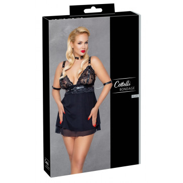 2741385 Babydoll Bondage - black {} XL